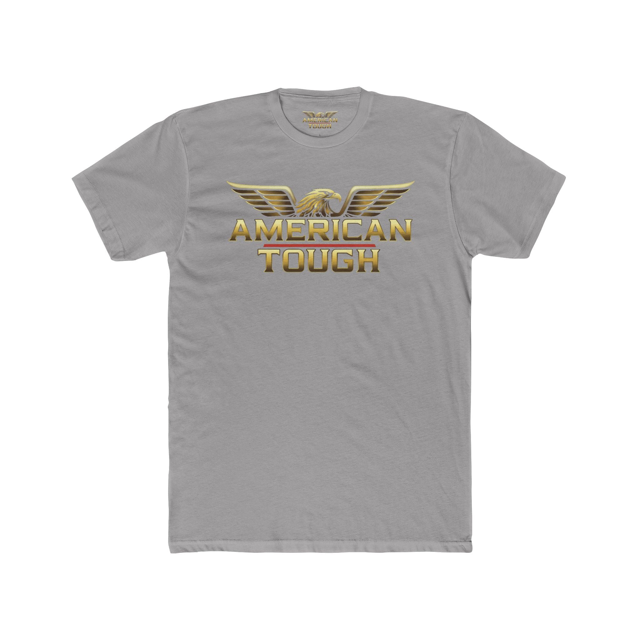 American Tough T‑Shirt — Gold Eagle Graphic Patriotic Tee